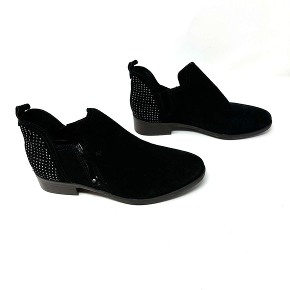 Lucca Lane size 6.5 black booties Syanna leather studded side zip NWOT‎ / NWOB - Picture 3 of 9